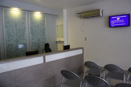 Premier EyeCare's front desk